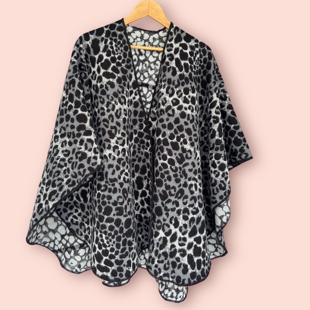 Animal print Cape/wrap